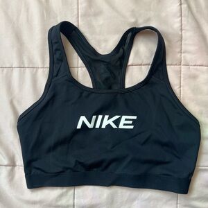 Nike Women's Black and White Sports Bra